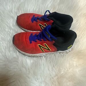 New balance red black sneakers size 12